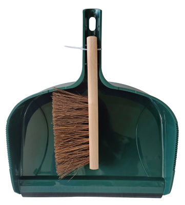 Outdoor Dustpan & Brush 34x37x12cm 27x4x9cm