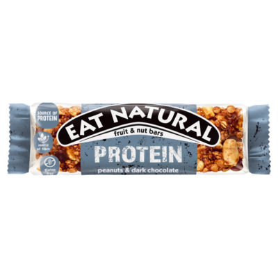 Protein Peanuts & Dark Chocolate Fruit & Nut Bars 40g