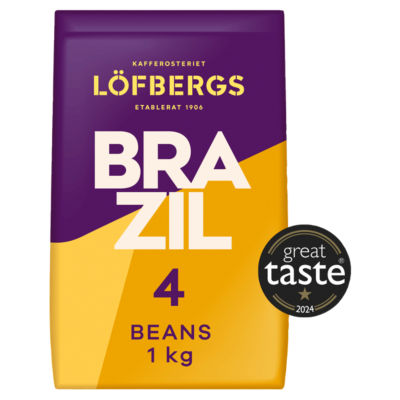 Lofbergs Brazil Single Origin Coffee Beans 1kg