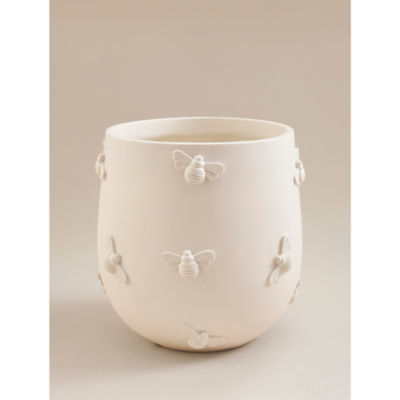 White Bee Planter thumbnail 2