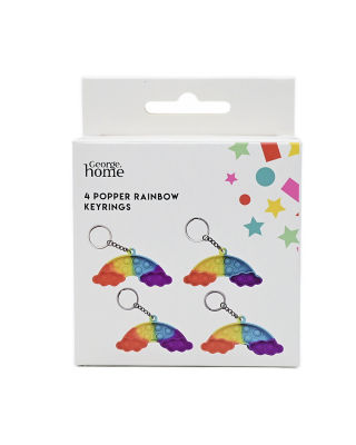 4 Popper Rainbow Keyrings thumbnail 2