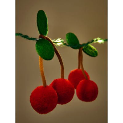 Red Cherry String LED Lights thumbnail 4