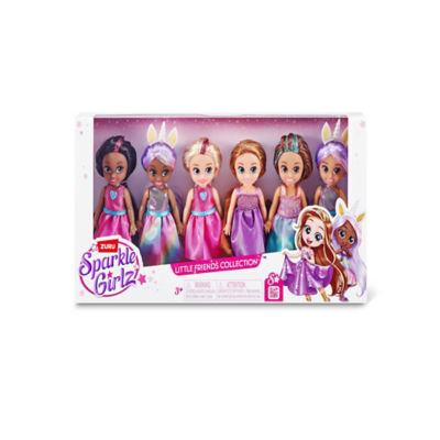 Sparkle Girlz 6 Pack Princess Dolls by ZURU thumbnail 3