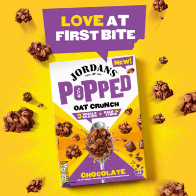 Popped Oat Crunch Chocolate Breakfast Cereal 425g thumbnail 4