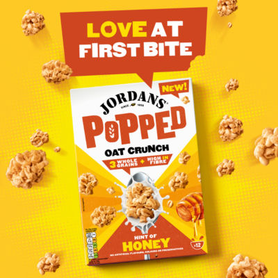 Popped Oat Crunch Hint of Honey Breakfast Cereal 425g thumbnail 4