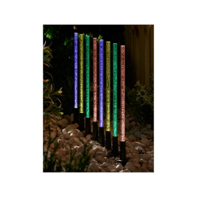 Led Solar Bubble Stake Light - Set Of 8