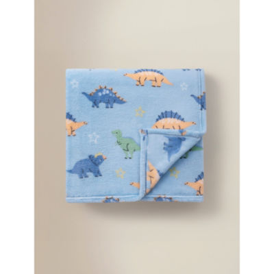 Dinosaur Printed Fleece Blanket - 80 x 80cm thumbnail 2