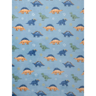 Dinosaur Printed Fleece Blanket - 80 x 80cm thumbnail 3