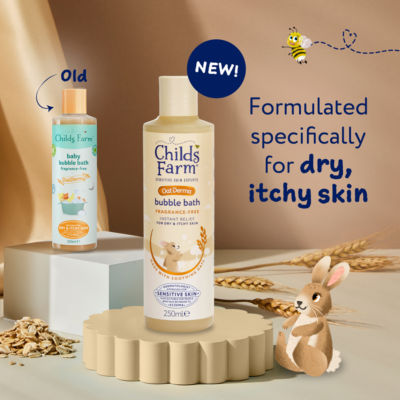 OatDerma Bubble Bath 250ml, Fragrance Free, Sensitive Skin, Baby Kids Hydrating Formula thumbnail 3