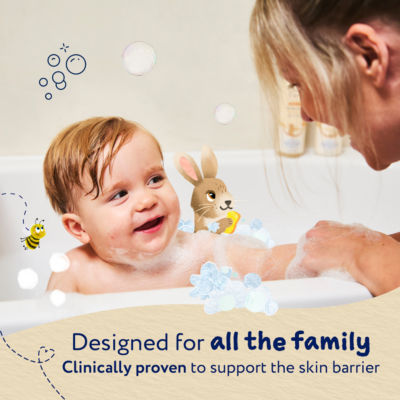 OatDerma Bubble Bath 250ml, Fragrance Free, Sensitive Skin, Baby Kids Hydrating Formula thumbnail 4