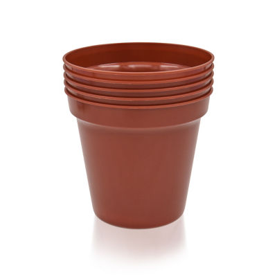 Large Plastic Pots 5 Pack
