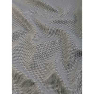 Grey Textured Waffle Shower Curtain thumbnail 3
