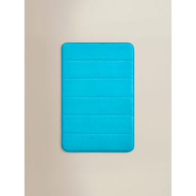 Turquoise Memory Foam Bath Mat