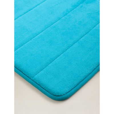 Turquoise Memory Foam Bath Mat thumbnail 3