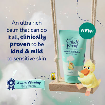 Baby All Over Balm 50ml Fragrance-Free Moisturiser for Newborns & Sensitive Skin thumbnail 3