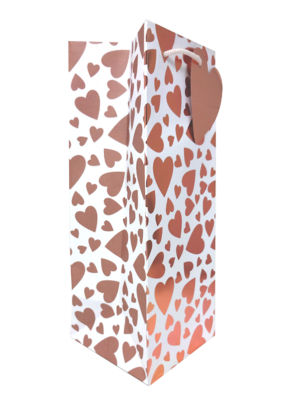 Rose Gold Heart Bottle Bag thumbnail 3