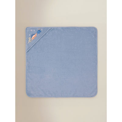 Blue Dinosaur Cotton Hooded Towel thumbnail 2