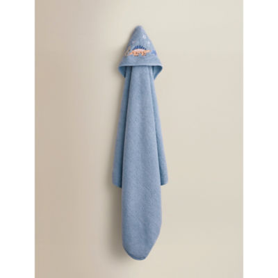 Blue Dinosaur Cotton Hooded Towel thumbnail 3