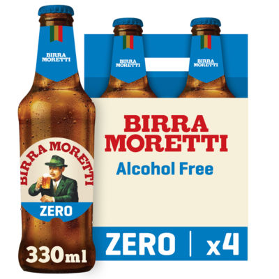 Zero Alcohol Free Beer Bottles 4 x 330ml