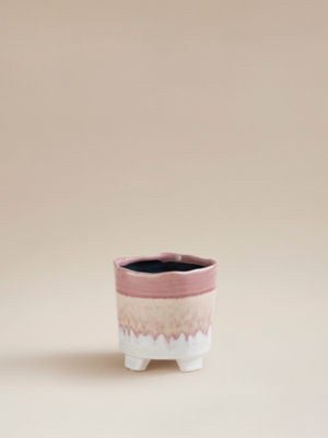 Stone Glazed Planter 15.5x15.5x15.5cm thumbnail 2