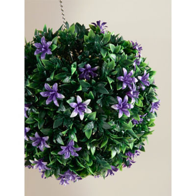 Topiary Purple Lilly Flower Ball thumbnail 3