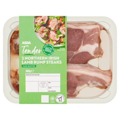 Tender 2 Northern Irish Lamb Rump Steaks 300g