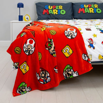 Super Mario Fleece Blanket - 100cm x 150cm thumbnail 3
