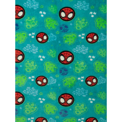 Marvel Spidey & Friends Dinowebs Fleece Blanket - 70cm x 100cm thumbnail 3