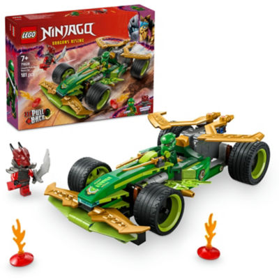NINJAGO Lloyd’s Pull-Back Race Car Toy, Ninja Set 71828 thumbnail 2