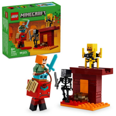Minecraft The Nether Lava Battle Building Toy 21266 thumbnail 2