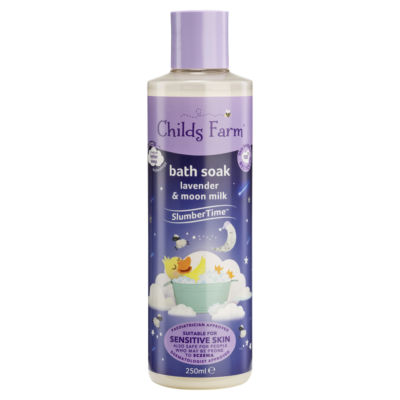 SlumberTime Sleep Bath Soak 250ml Lavender & Moon Milk Gentle Bubble Bath for Babies, Kids & Sensitive Skin
