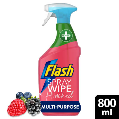 Spray Wipe Done Hinched Antibac Berries Cleaning Spray 800ml thumbnail 2