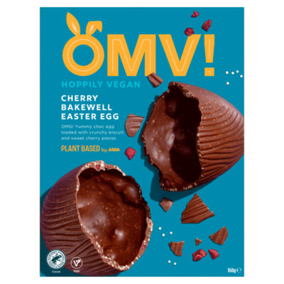Plant Based OMV! Cherry Bakewell Easter Egg 160g