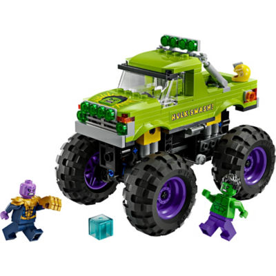 Marvel The Hulk Truck vs. Thanos Set 76312 thumbnail 3