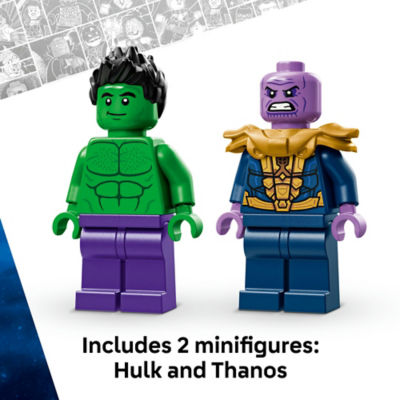 Marvel The Hulk Truck vs. Thanos Set 76312 thumbnail 7