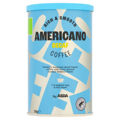 ASDA Americano Decaf Coffee 100g