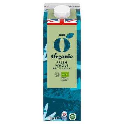 Organic Fresh Whole British Milk 1 Litre thumbnail 2