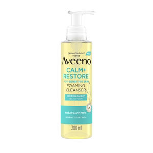 Aveeno Calm & Restore Foaming Cleanser for Sensitive Skin
