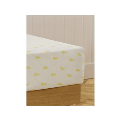 Stacey Solomon Ducks Cotton Single Fitted Sheet Single