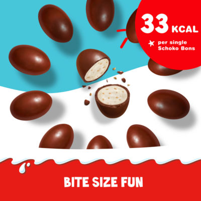 Milk and Hazelnut Schoko Bons 200g thumbnail 3