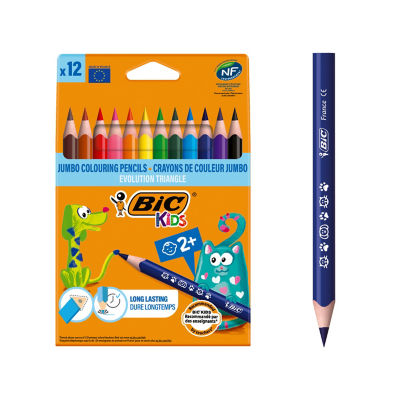 Bic Kids Kids Jumbo Colouring Pencils 12pk