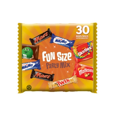 , Maltesers, M&M's, Twix and more Funsize Milk Chocolate Party Bag 540g thumbnail 2