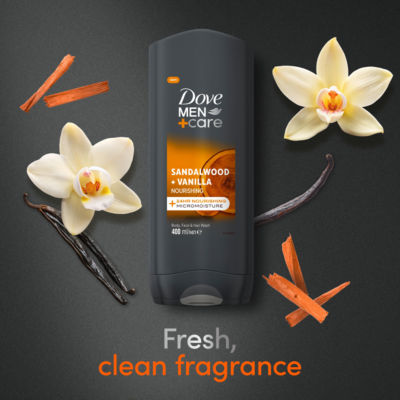 Sandalwood + Vanilla 3-in-1 Hair, Face and Body Wash 400 ml thumbnail 4