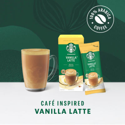 Vanilla Latte Instant Coffee Sachets 5 x 21.5g thumbnail 4