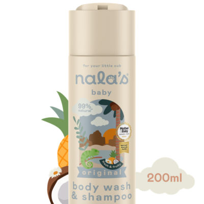 Body Wash & Shampoo with Oats, Camomile & Hibiscus 200ml thumbnail 2