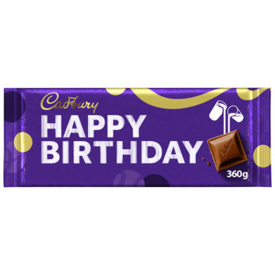 Cadbury Happy Birthday Dairy Milk 360g