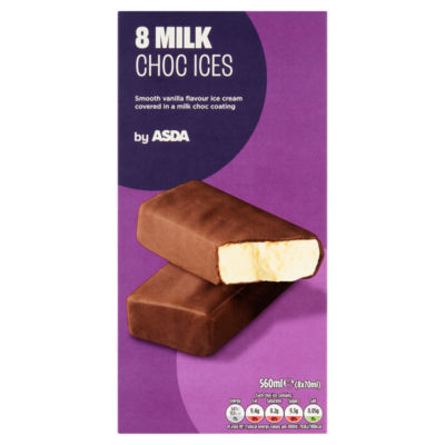 Milk Choc Ices 8 x 70ml (560ml) thumbnail 2
