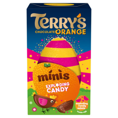 Chocolate Orange Exploding Candy Minis Easter Egg 91g thumbnail 2