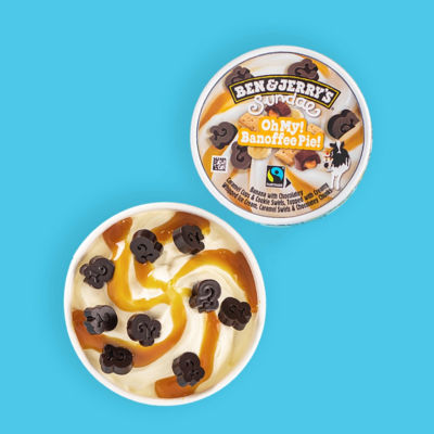 Sundae Oh My! Banoffee Pie! Ice Cream Tub Dessert 427ml thumbnail 4