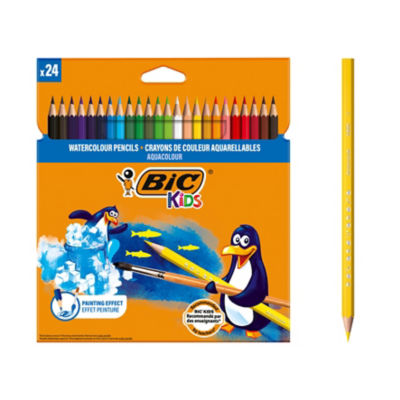 Kids Watercolour Pencils 24pk thumbnail 2